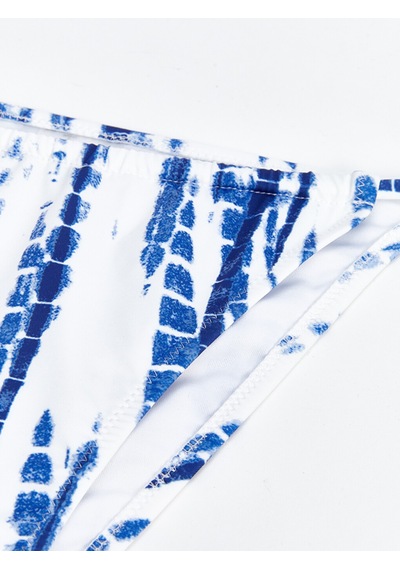 Lcw Dream Mavi Uv Korumalı Desenli Kadın Bikini Alt