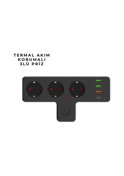 Lb 3397 Akım Korumalı Priz Çok Renkli