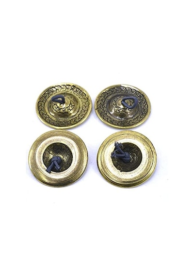 120 Gr Orta Boy Parmak Zili, 4 Adet Set Açık Gri