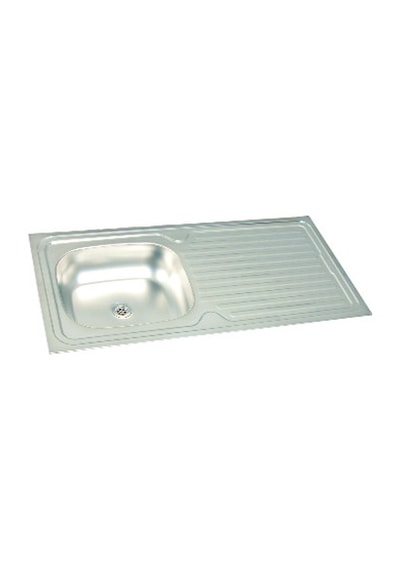 Ekosan 50 x 100 304 Kalite Paslanmaz Eviye + Sifon