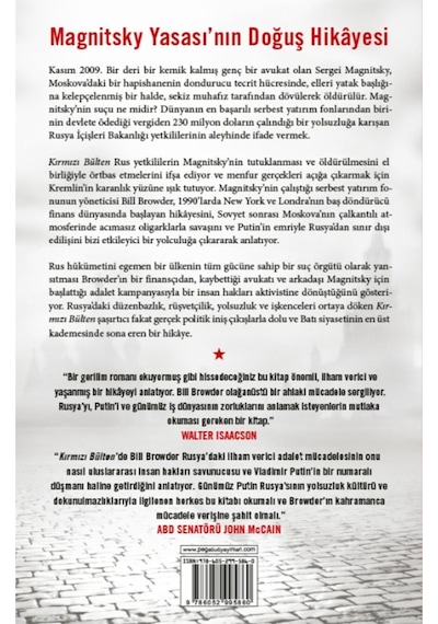 Kırmızı Bülten: Kremlin’De Kanlı Satranç 9786052995860