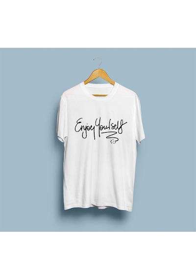 Oversize Ne Olursa Olsun Seni Hep Seveceğim Yazı Tasarım Unisex T-shirt Beyaz