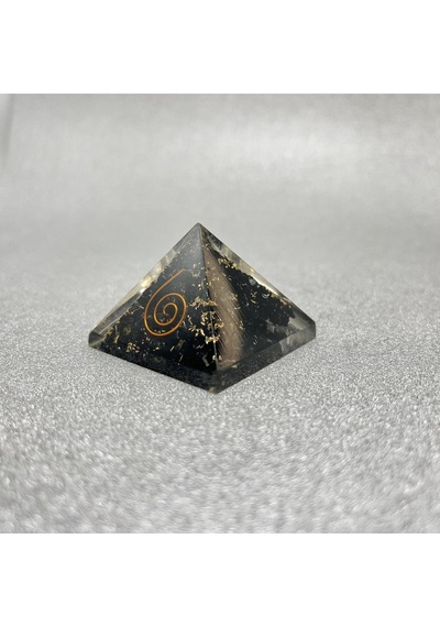 Shungite Orgonit Piramit 4x3.5 Cm 35 Gr