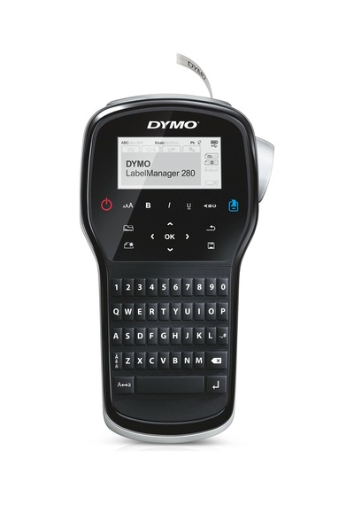 Dymo Label Manager 280p, Elde Taşınır Pc Bağlantılı Ve Şarj Edilebilir Etiketleme Makinesi 6/9/12 Mm D1 Şeritlerle Uyumlu Kullanım - S0968920