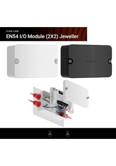 Ajax En54 I/o Modül Beyaz