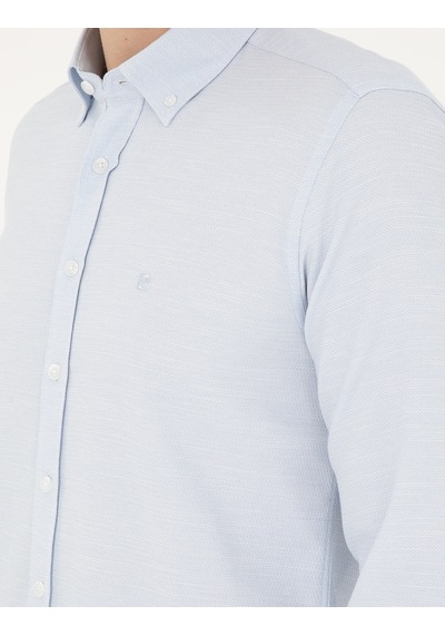 Pierre Cardin Erkek Açık Mavi Gömlek Desenli 50291042-vr003 Açık Mavi