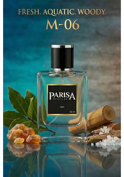 M-06 Vikings Edp 50 Ml - Deniz Notları & Greyfurt Özlü Ferah Odunsu Erkek Parfümü Prsm06 Fresh