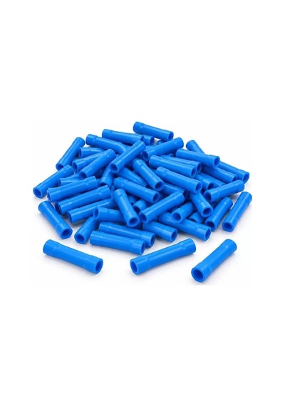 Sh Powermaster Pm-39055 1,5-2,5mm2 Kesit 25x6x4,5mm Soket Mavi İzoleli Kablo Pabucu 100'lü Paket Najmaddin
