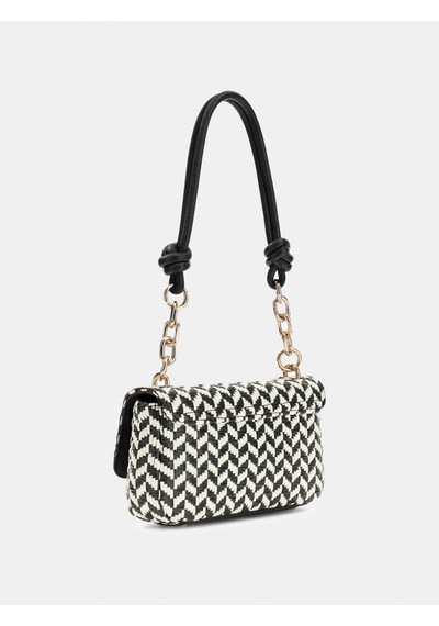 Guess Tessi Kapaklı Kadın Siyah Omuz Çantası Hwwg7691190-bml