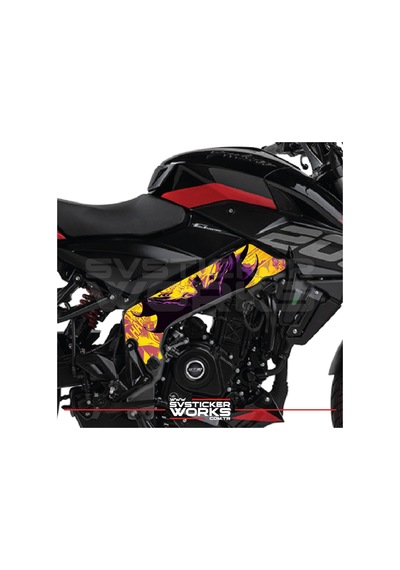 Bajaj Ns200 Orta Şase Kaplama Modeli Batman Desen Diğer