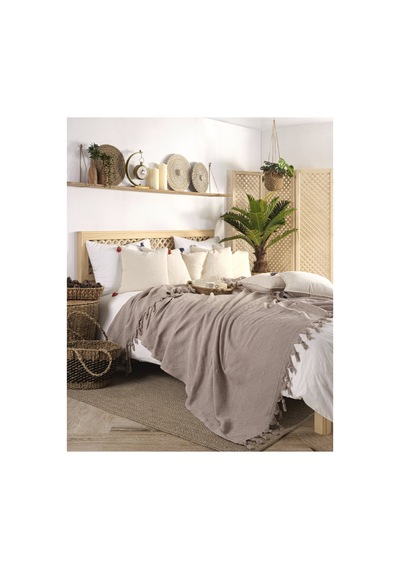 Noble 200x230cm Çift Kişilik Pike Bej - 657656279 Bej - 657656279 Bej