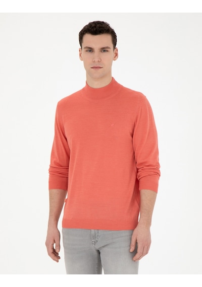 Pierre Cardin Erkek Somon Triko Kazak 50270055-vr047 Somon
