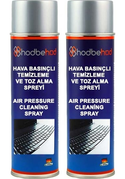 Basınçlı Hava Spreyi Gas Duster Sprey Toz Alıcı Spray 2 x 500 ML
