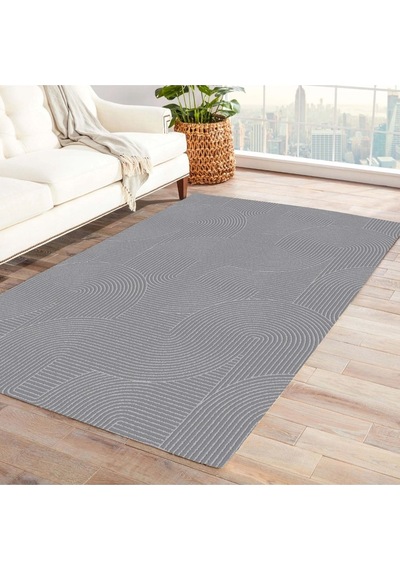 Jassrug Rölyef Halı 150x220 Joy A.gri A.grı Makine Halısı
