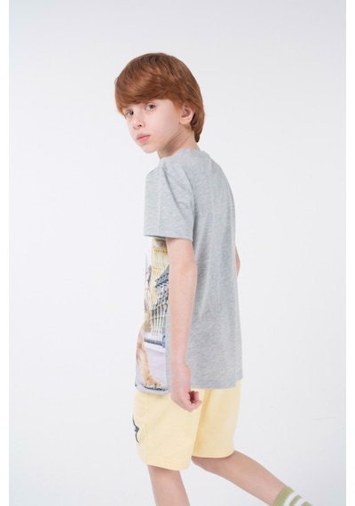 Brz Kids Dijital Baskılı Erkek Çocuk Kısa Kollu T-Shirt Çok Renkli (535266515) Çok Renkli