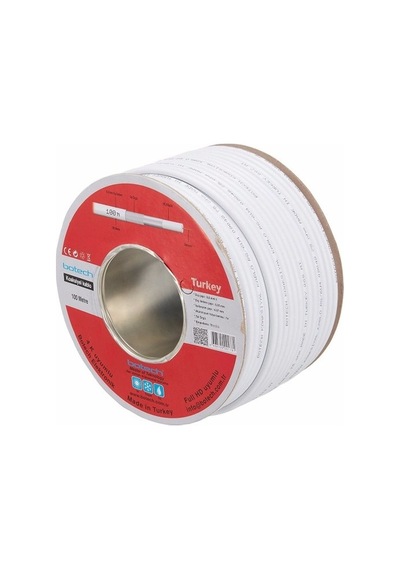 Botech Rg 6 U4 Beyaz Anten Kablosu - 20m