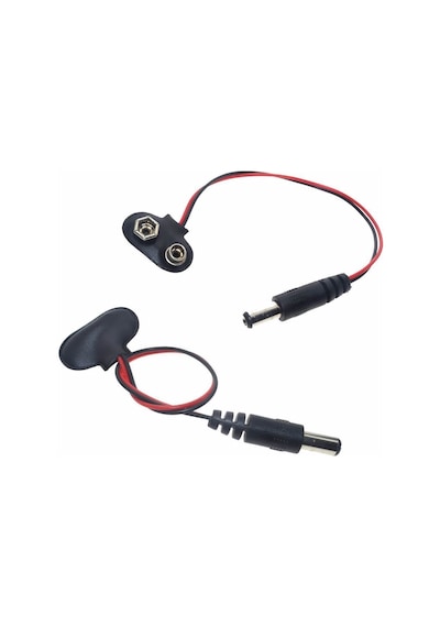 9V Pil Adaptör Dönüştürücü Bağlantı Kablosu 9 Volt Pil Arduino