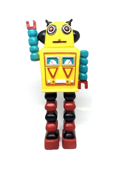 Biishe Decotown Nostaljik Sevimli Uzaylı Robot Şeklinde Figür Biblo