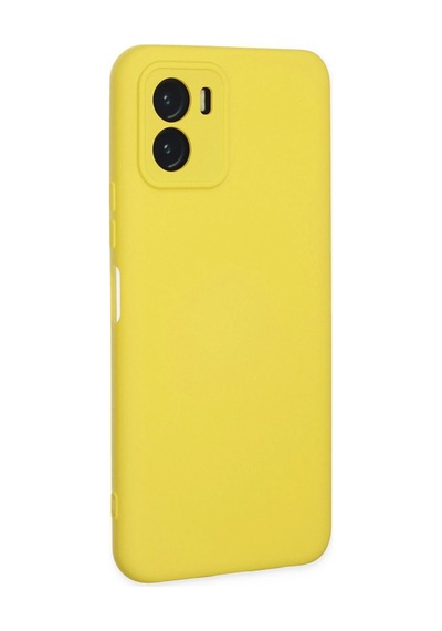 Uryport Vivo Y15s Kılıf Nano İçi Kadife Silikon - Sarı