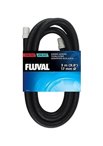 Tr Oluklu Yedek Hortum 3 M, Çap 17 Mm Fluval Dış Filtre 304, 404, 305, 405, 306 Ve 406 İçin, Siyah/gri