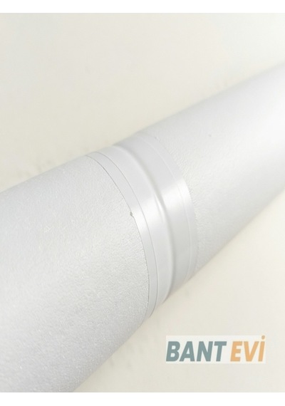 Beyaz Pvc Bant 5cmx25mt 6 Adet Geniş Beyaz İzole Bant
