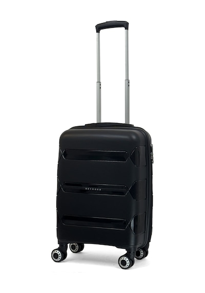 Reymond Luggage Lucas Polipropilen Kırılmaz Valiz, Kabin Boy Siyah