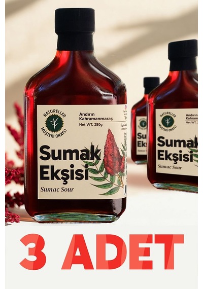 Natureller Sumak Ekşisi Tatlı Ekşi 3 x 280 G