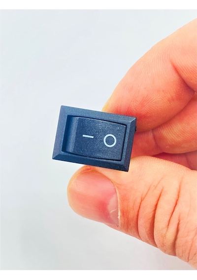 Lazica Rocker Switch 12v Mini Dikdörtgen Aç Kapa Anahtar 1-0