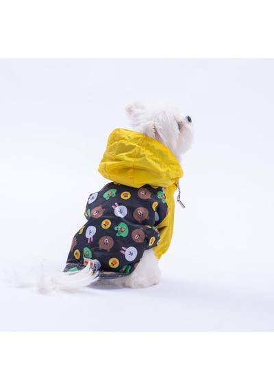 Pawstar Osaka Smile Polarlı Su Geçirmez Küçük Irk Köpek Yağmurluğu 2xl 2xl