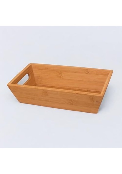 Bambu Ekmek Sepeti 23x13x7cm, Evonox Bambu Ekmeklik, Bambu Ekmek Sunumluk Diğer