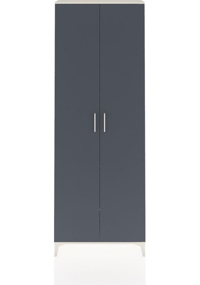 Arges Dolap 2 Raflı 2 Kapaklı Tek Askılı 88x30x243 Aytaşı-ant... Aytaşı