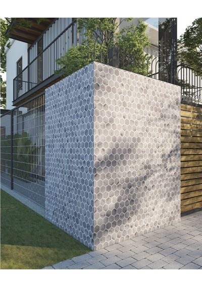 Tuqco Doğaltaş Carrara 2" Altıgen(Hexagon) Eskitme Mermer Mozaik
