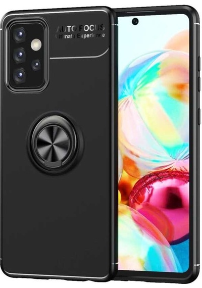 Samsung Galaxy Uyumlu A52 Kilif Yüzüklü Miknatisli Silikon Kapak 484402091