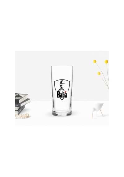 Bk Home Renkli Baskılı Godfather Baba Tasarımlı Rakı Bardağı-15