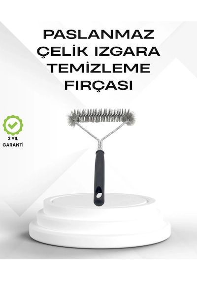 Cn Tel Izgara Temizleme Fırçası Bbq Sonrası Kolay Temizlik Çok Renkli