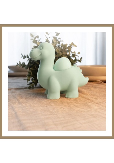 Bezos 3d Baskı Dinozor Yumurtalık - Sevimli Eggosaurus Yumurta Tutucu-mint 22 Çok Renkli