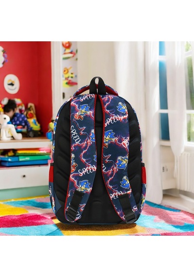 Erkek İlkokul Ortopedik 3'lü Set Kalemlik Beslenme Çanta Model 5