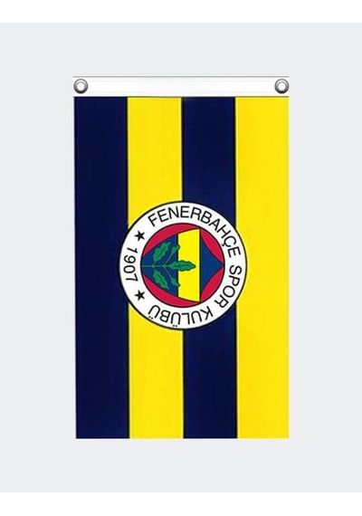 40x60 Fb Çubuklu Dörtgen Tekne Bayrak Tek Ebat