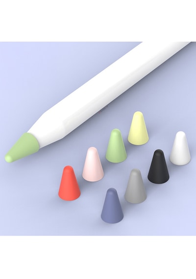Apple Pencil 1-2 Nesil Pro Usb-c Uyumlu Kalem Ucu Koruyucu Silikon Kılıf Ve Kutusu 8'li Mix Paket Şeffaf