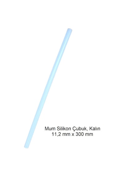 Silikon Mum Çubuk, Kalın 11,2 X 300 Mm 10 Adet
