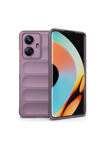 Realme 10 Pro 5g Uyumlu Kılıf Optimum Silikon - Mor