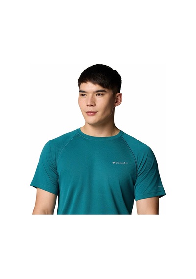 Columbia Alpine Chill Pro Erkek Kısa Kollu Tişört-7859 Koyu Turkuaz