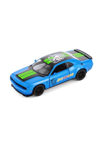 2023 Dodge Challenger Srt Del Mon 170 Livery Edition Mavi Kinsmart Diecast Model Araba
