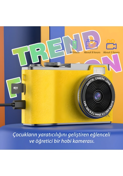Idragon LK-003 Mini Dijital Çocuk Fotoğraf Makinesi