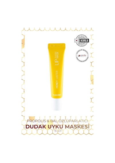 Propolis&bal Özlü Parlatıcı Dudak Uyku Maskesi 15 Gr