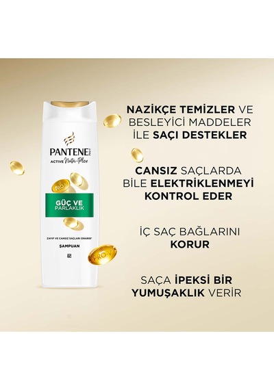 Güç Ve Parlaklık Şampuan 800 Ml-