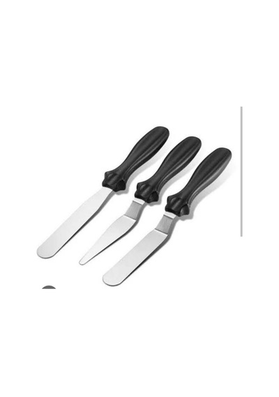 Spatula Set Çelik Metalik Diğer