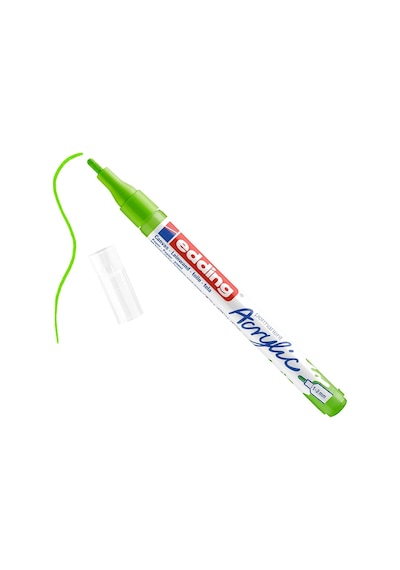 Edding 5300 Akrilik Marker Kalem 1-2 Mm Yuvarlak Uç 927 Sarı Yeşil