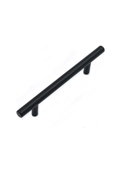 Alüminyum Paslanmaz Mat Siyah 96 mm Mobilya Kulp Çap :12 mm
