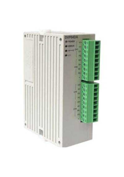 Delta Dvp04da-sl ,4a Çıkış Plc Ek Analog Modül